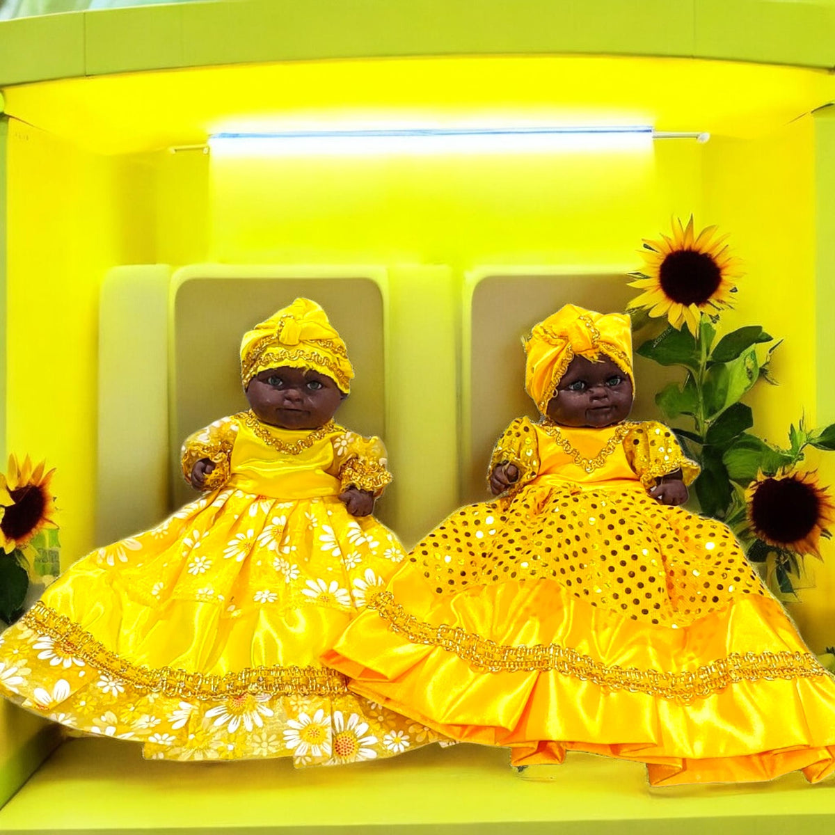 Oshun – Muñeca de Santo / Oshun Spiritual Baby Doll