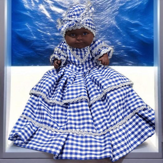 Yemaya – Muñeca de Santo / Yemayá Spiritual Baby Doll