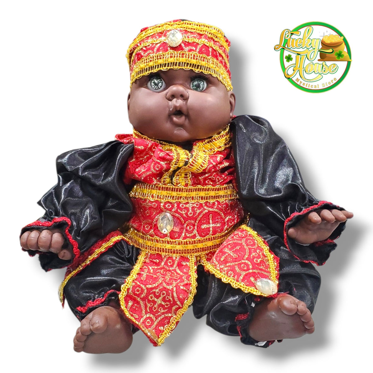 Elegua – Muñeca de Santo / Eleguá Spiritual Baby Doll
