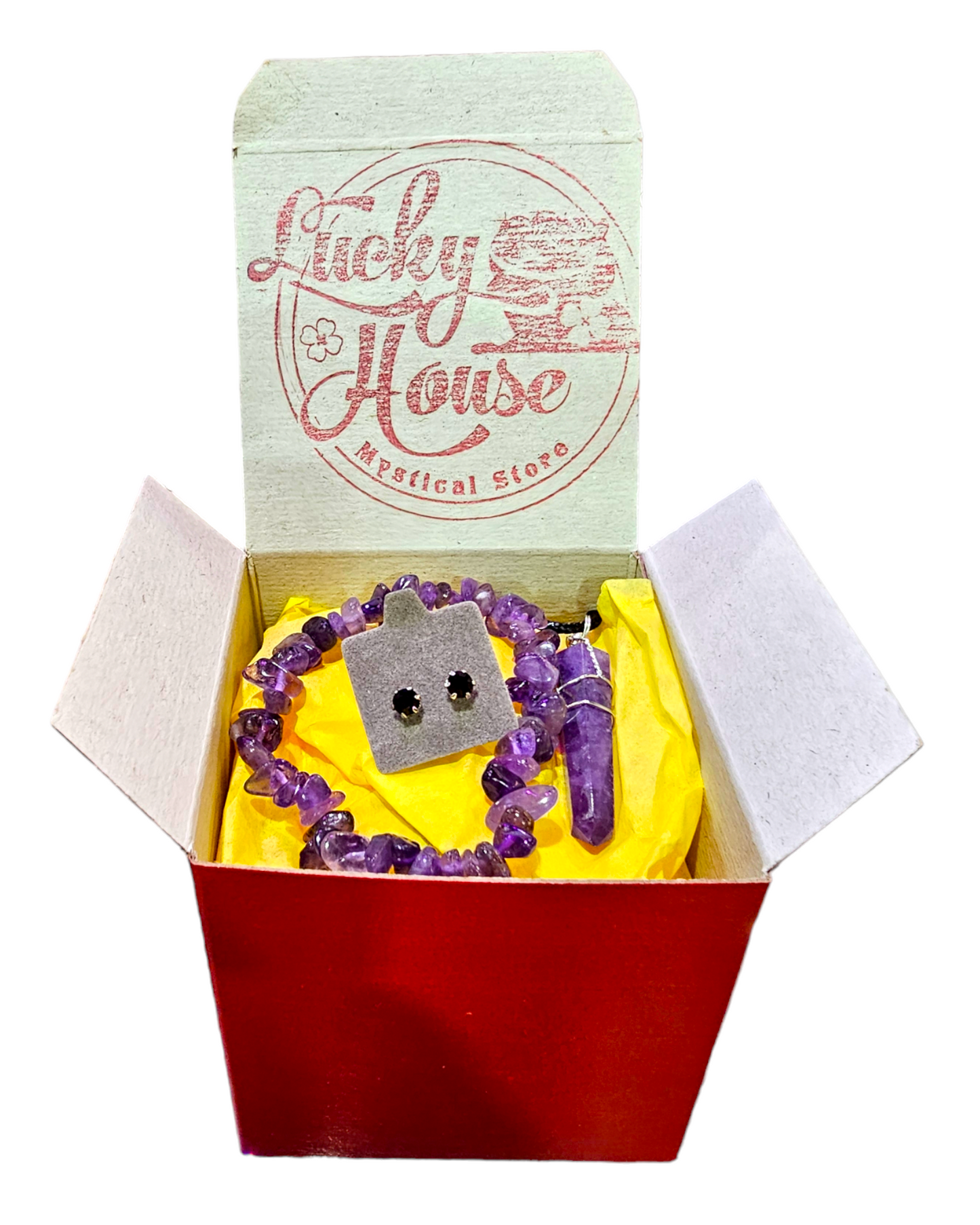 earrings bracelet necklace Gift Box