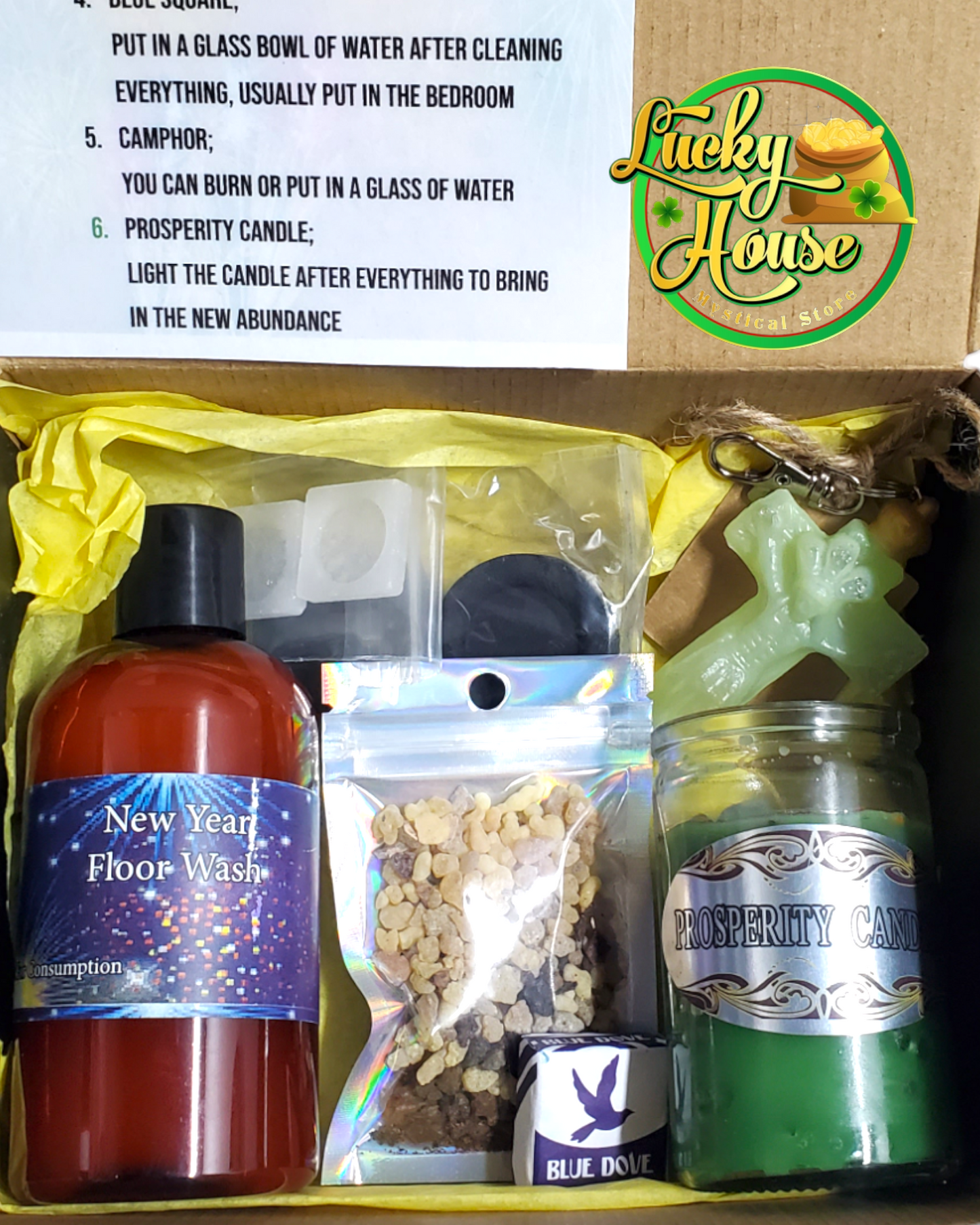 set de limpieza, vela, incienso, lavado de piso, espiritual set