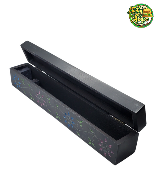 Black Soapstone Incense Holder