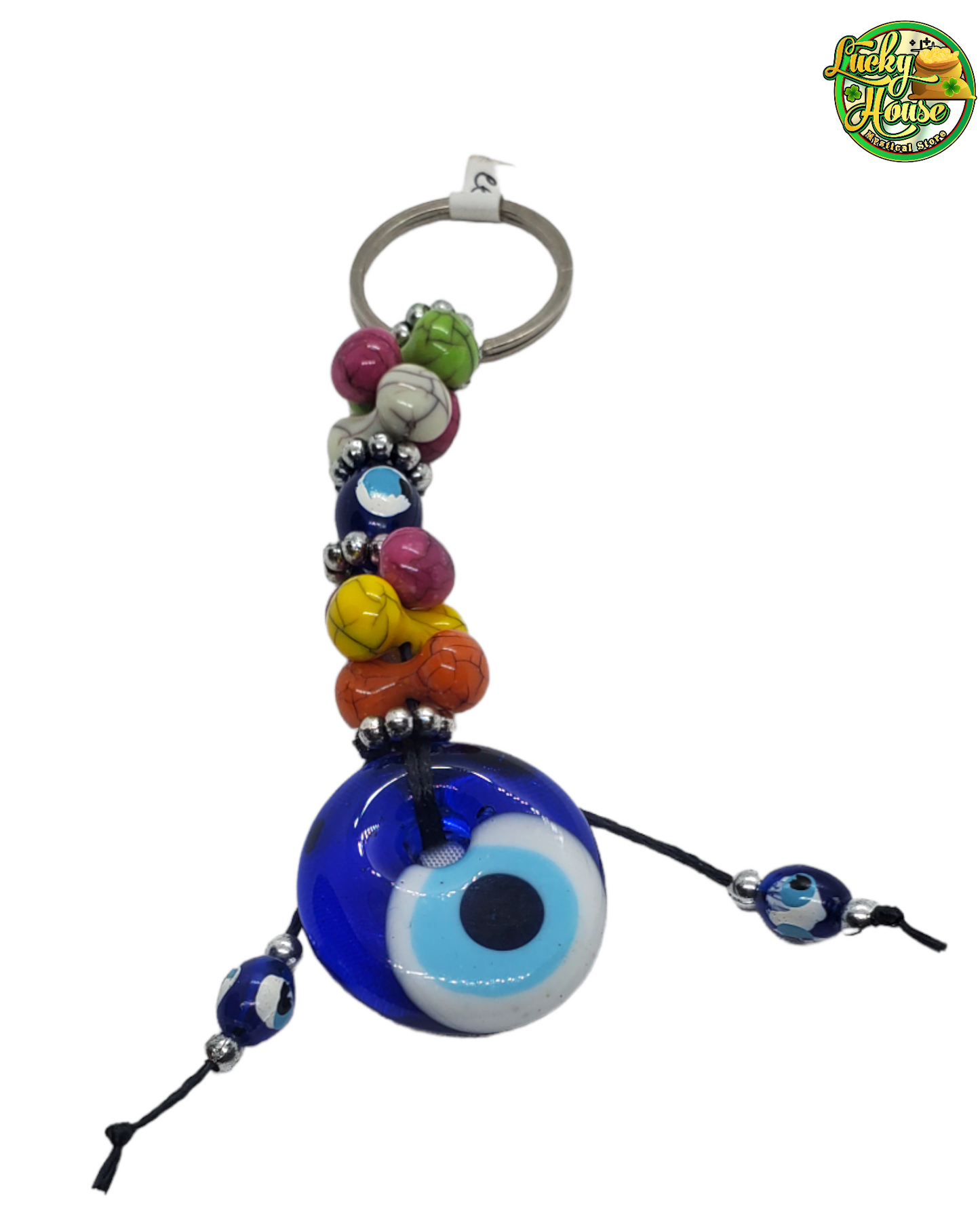 Colorful Evil Eye Keychain