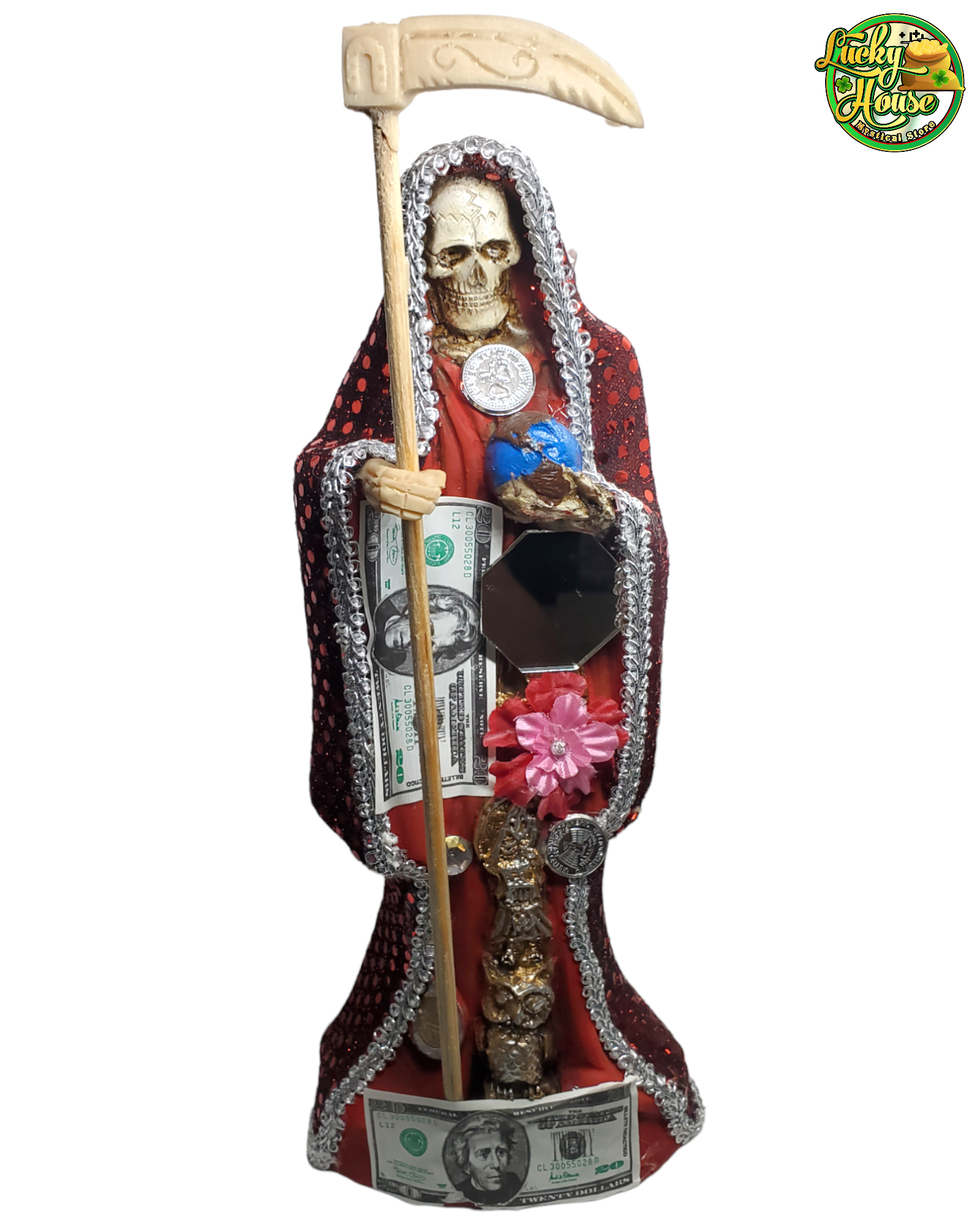 Santa muerte outlet statue