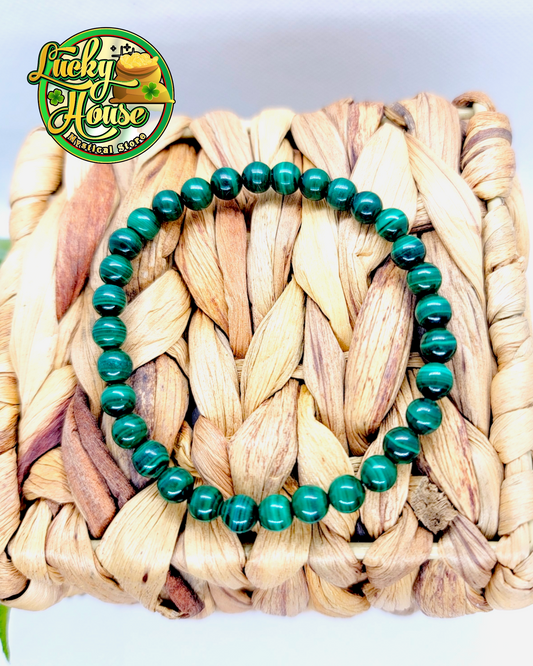Malachite Sphere Bracelet
