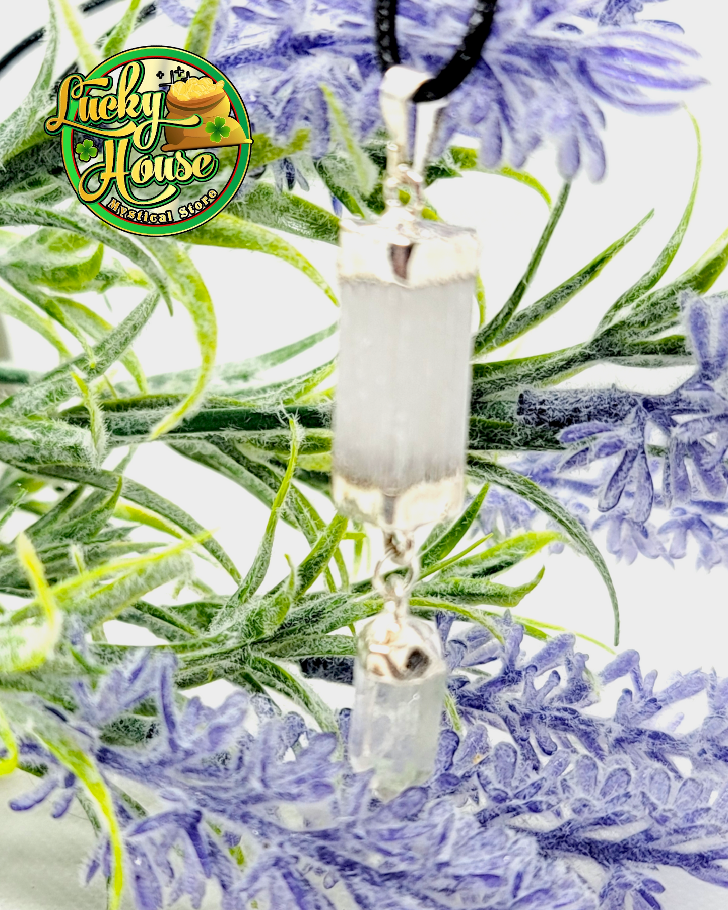 Selenite with Crystal Point