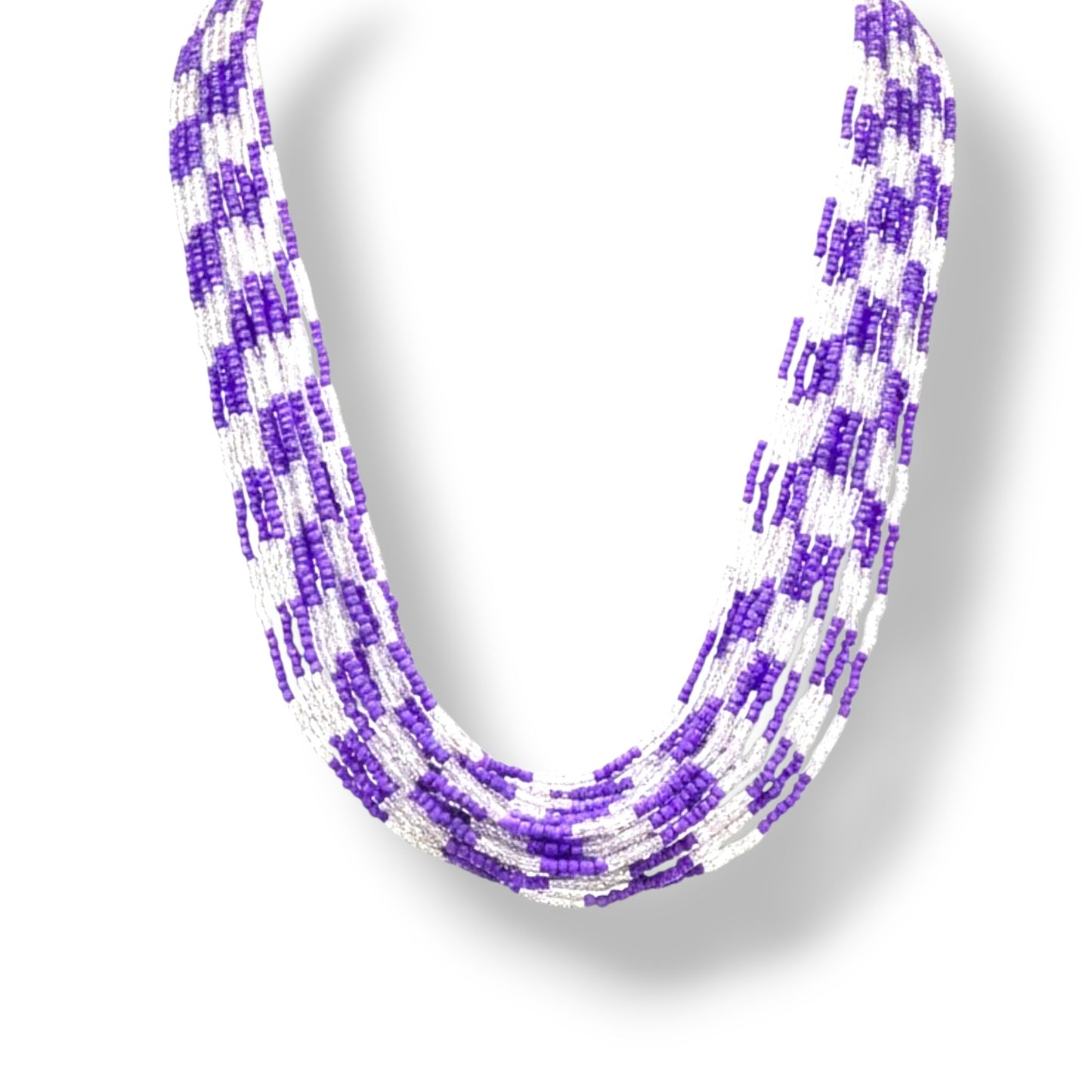 Yemaya 12 Santeria Bead Necklaces / Elekes Beads/ Collares