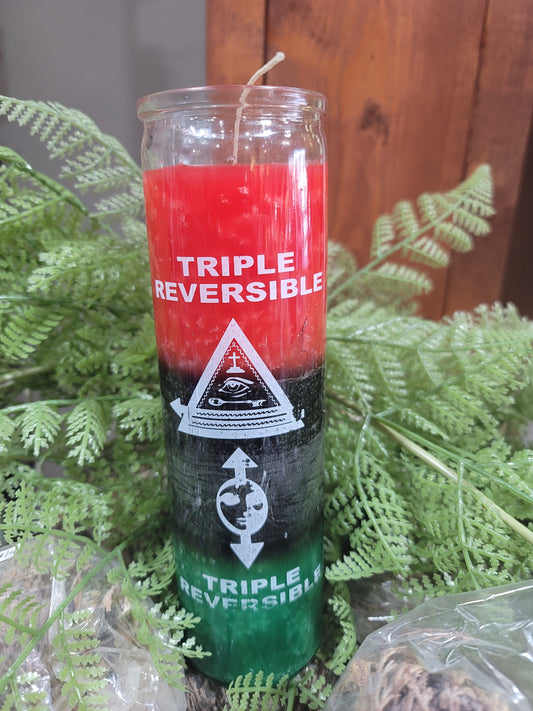 Triple Reversible Candle