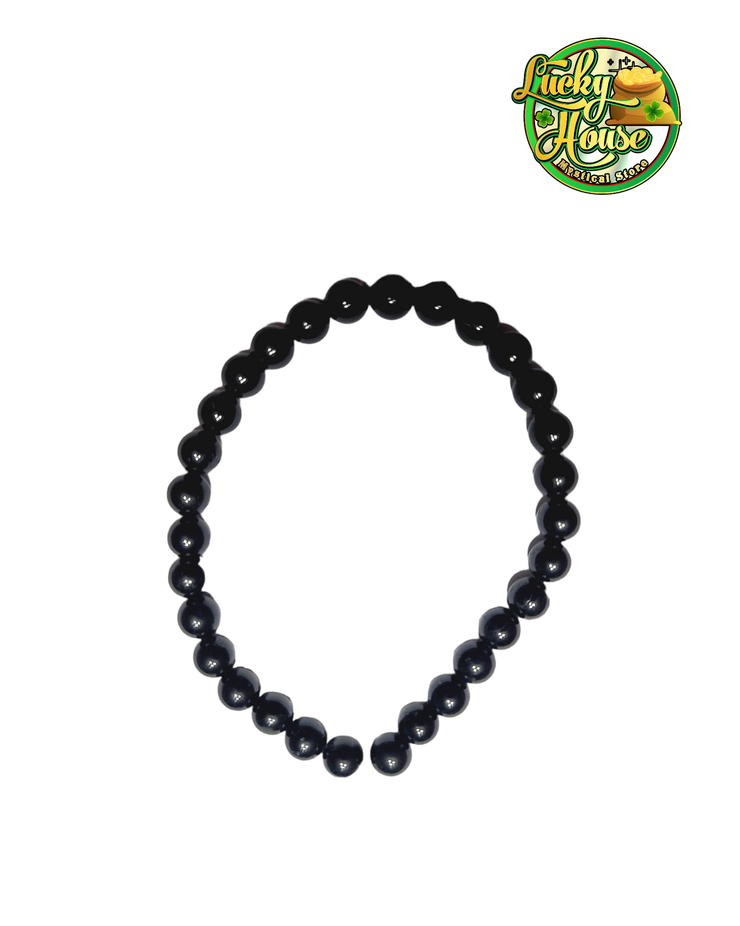 Black Tourmaline Sphere Bracelet