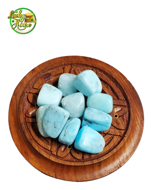 Blue Aragonite Tumbled Stone