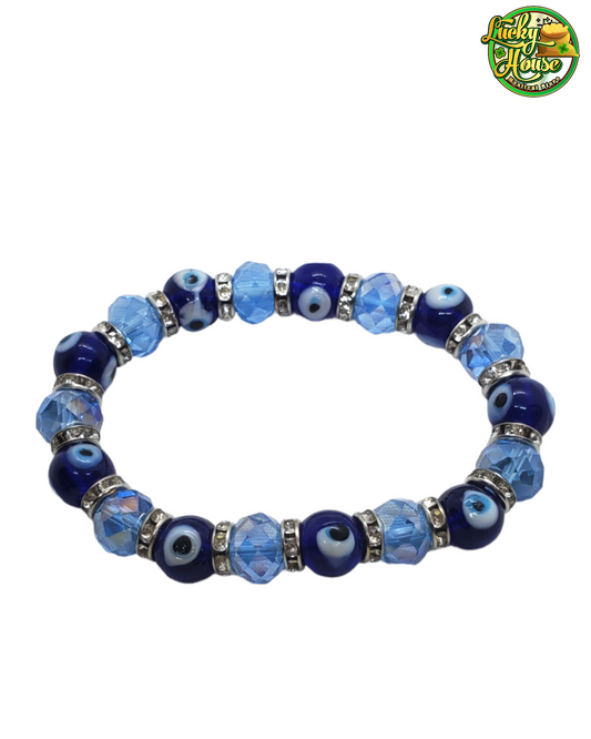 Sky Blue Evil Eye Bracelet