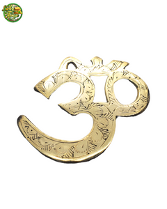 Gold Brass Om