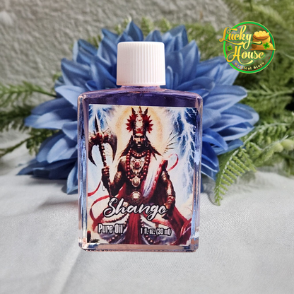 Shango spiritual oil for strength and justice