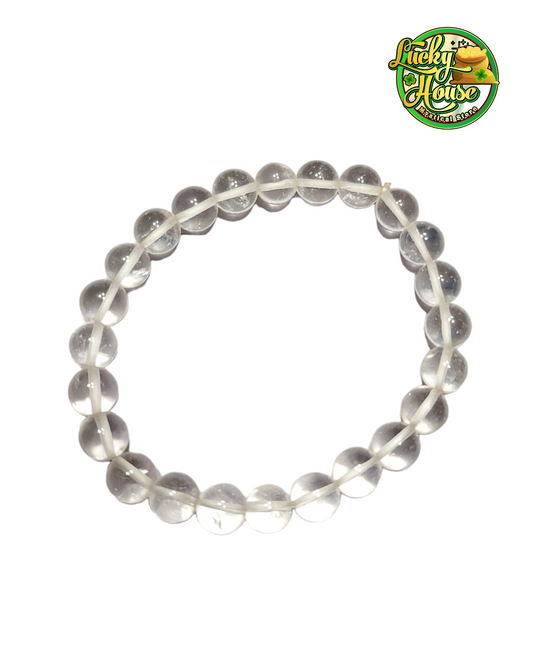 Clear Quartz Sphere Bracelet