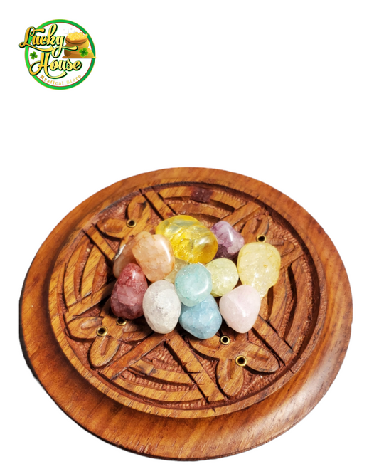 Crackle Quartz Tumbled Stone