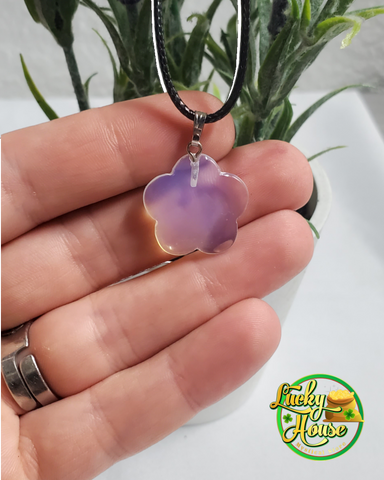 Opalite Flower Pendant