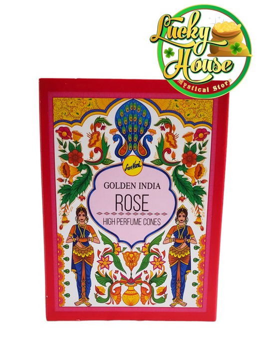 Golden India Rose Back Flow Cones