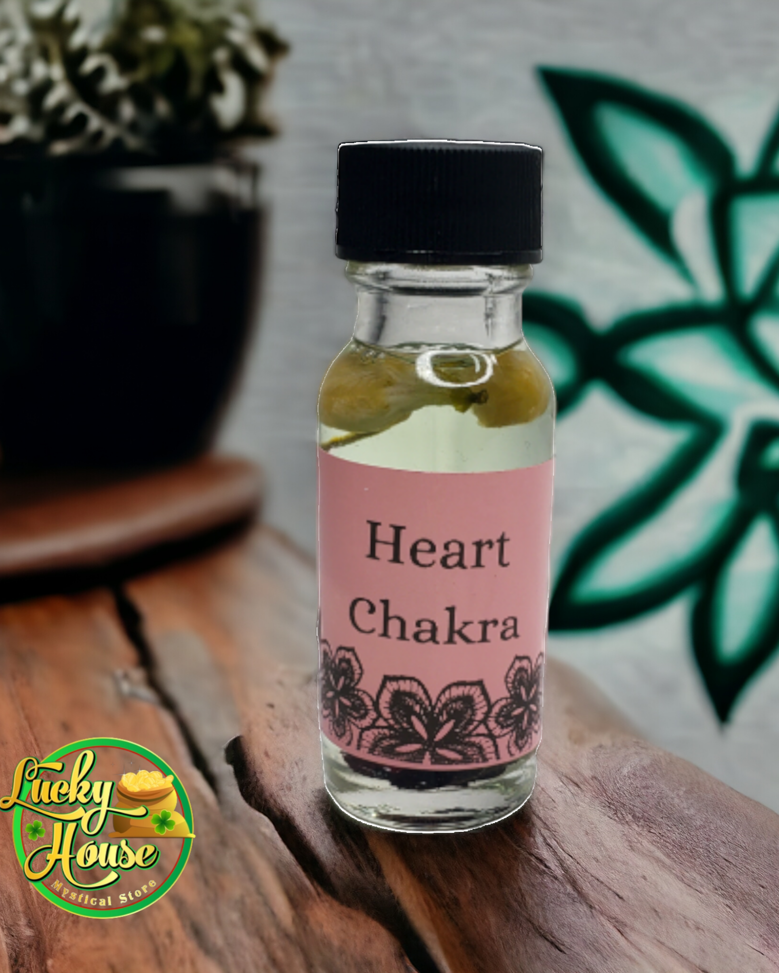 Heart chakra herbal oil spiritual Anahata