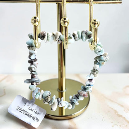 Larimar Chip Bracelet
