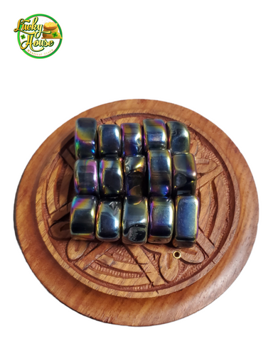 Magnetic Rainbow Hematite Stone