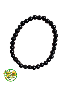 Black Obsidian Bracelet 6mm