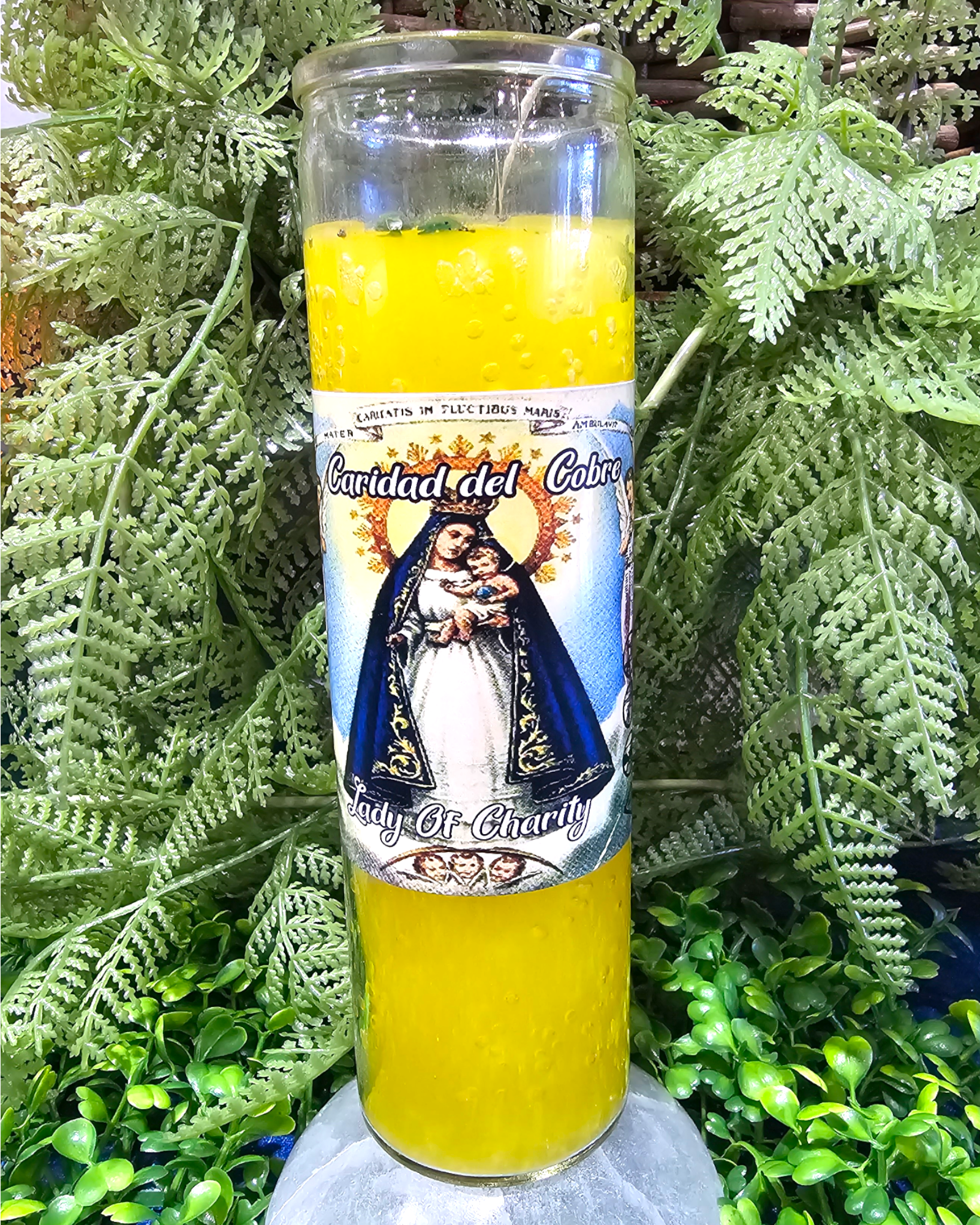 Lady of charity ( Caridad del Cobre) Candle