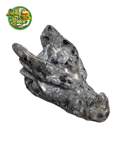 Yooperlite Dragon Head Carving