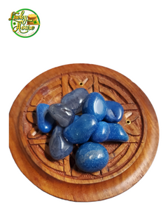 Blue Agate Tumbled Stone