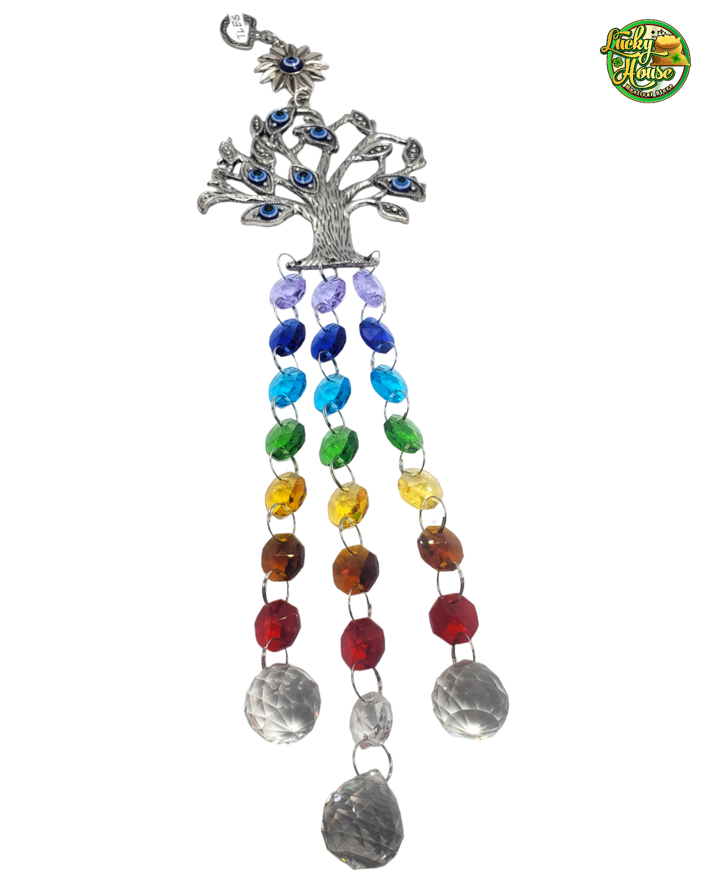 Tree Evil Eye Sun Catcher