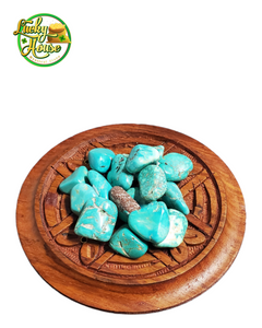 African Turquoise Tumbled Stone