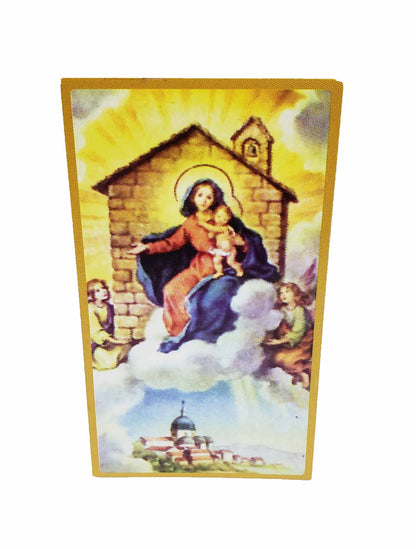 Virgen Loreto estampita Tarjeta de Oracion