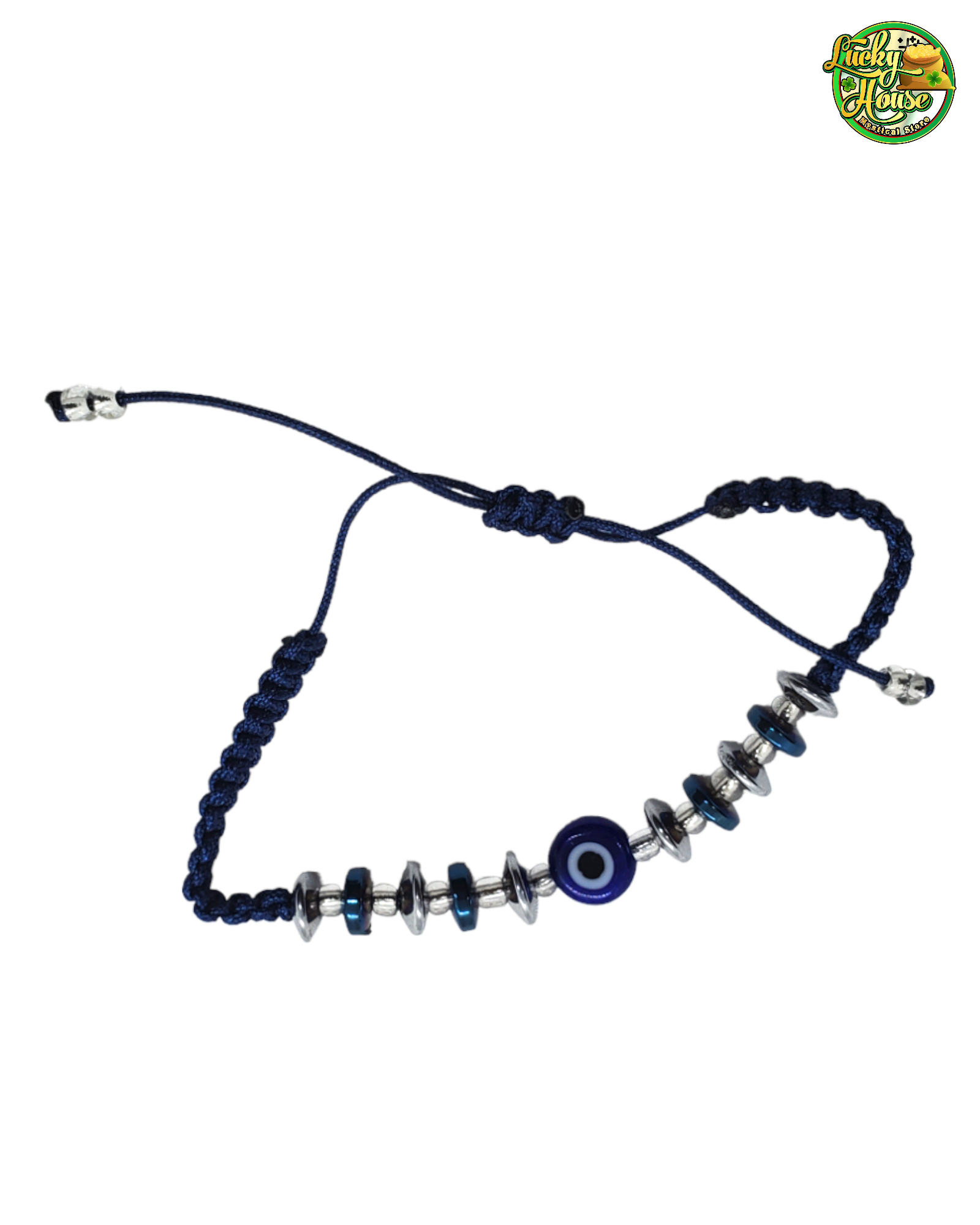 Evil Eye bracelet with Hematite