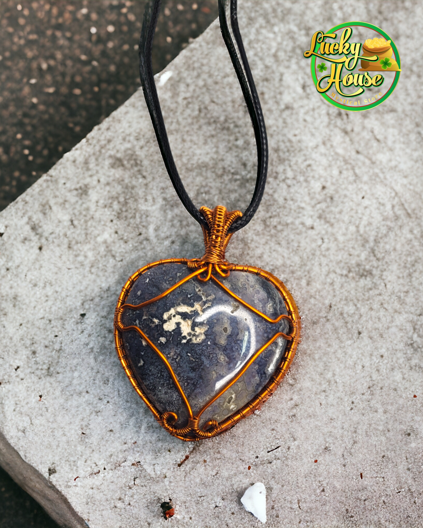 Grape Agate Pendant