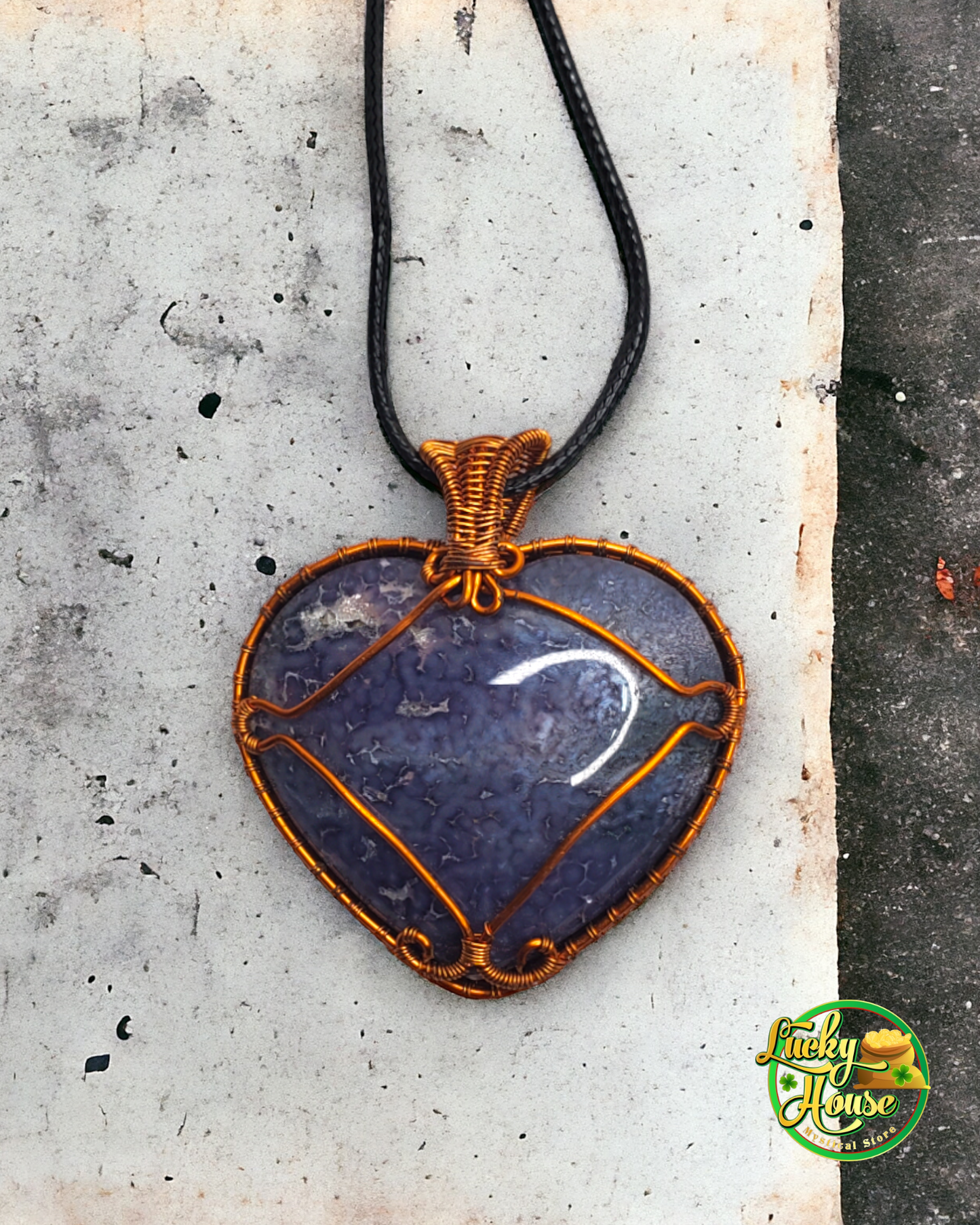 Grape Agate Pendant