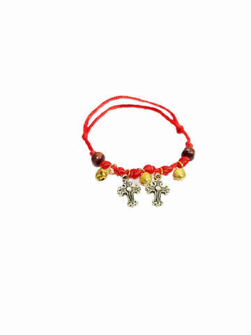Red String Charm Bracelet
