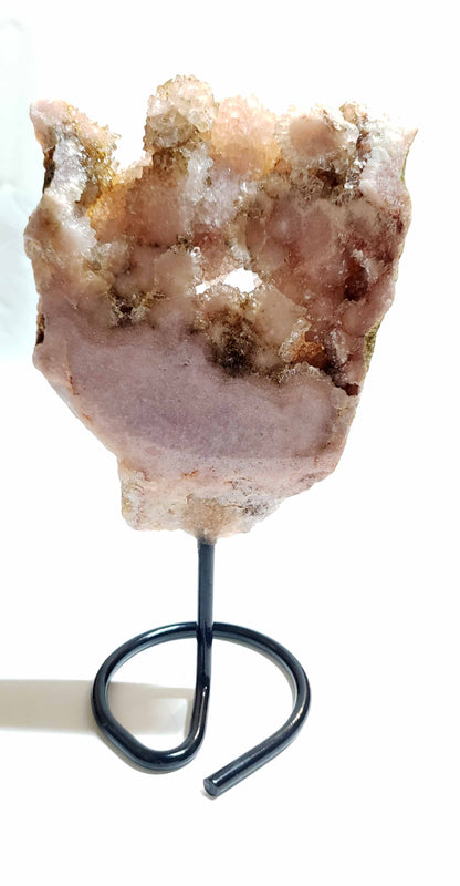 Pink Amethyst on Stand