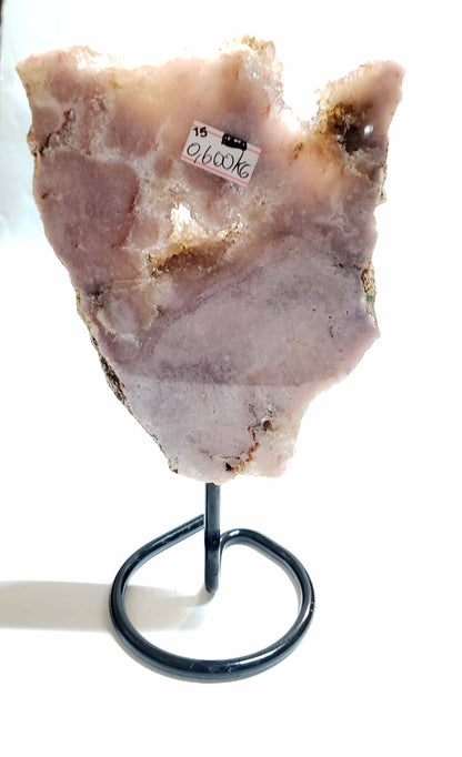 Pink Amethyst on Stand