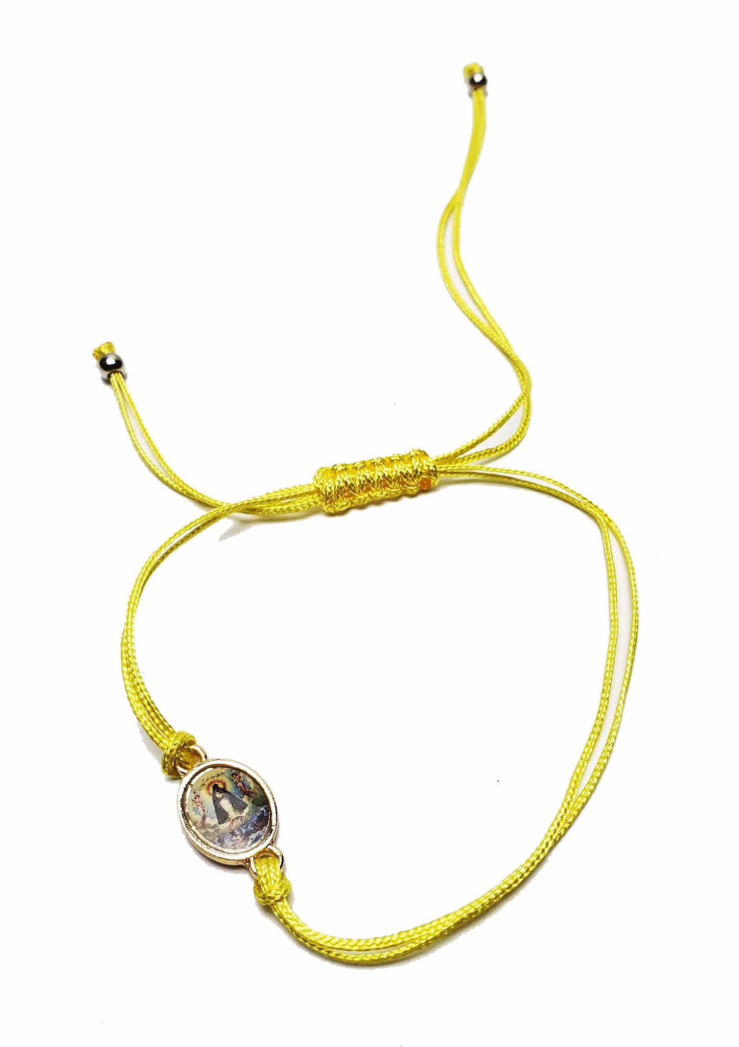 Yellow String with Our Lady of Charity Bracelet