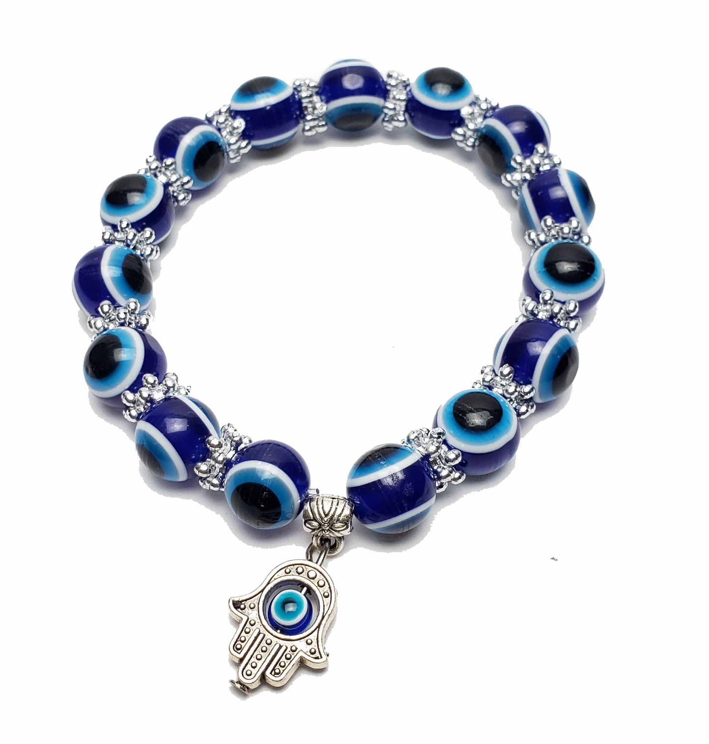 Evil Eye Bracelet with Hamsa Hand