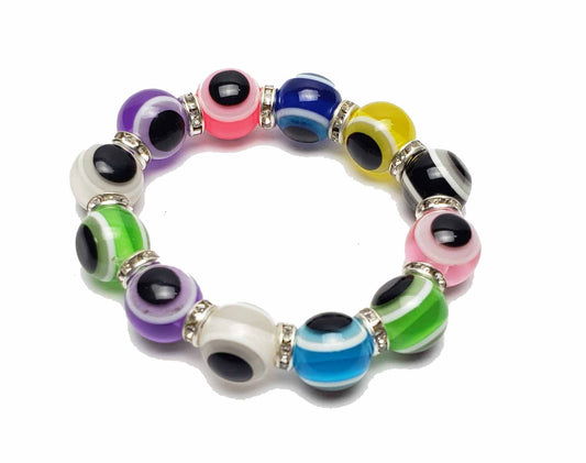 Multi Color Evil Eye Bracelet