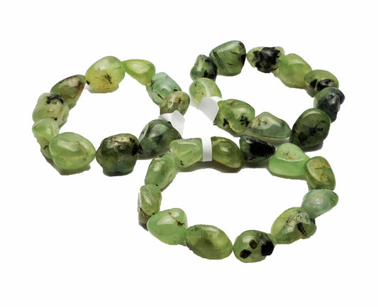 Prehnite Tumble Stone Bracelet