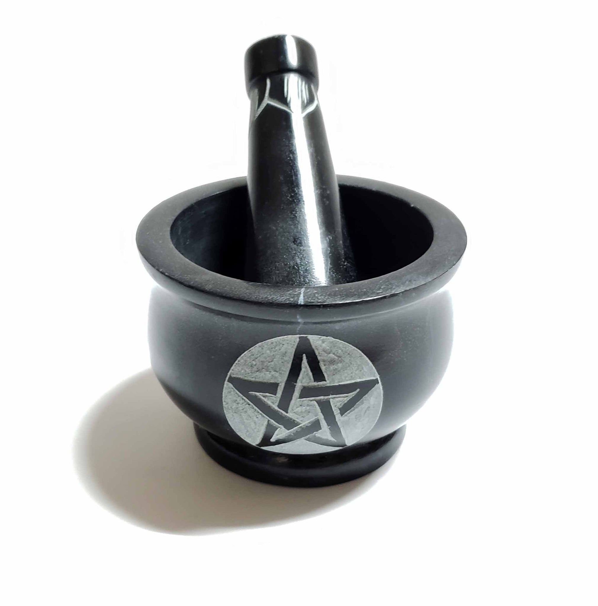 Mortal Pestle with Pentagram