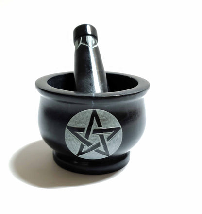 Mortal Pestle with Pentagram