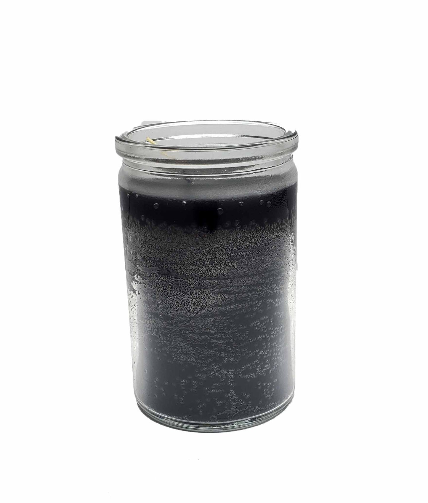 Black Glass Candle Jar