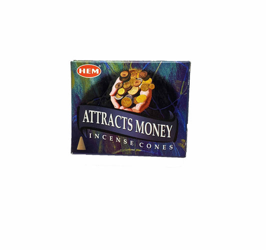 Attracts Money Incense Cones