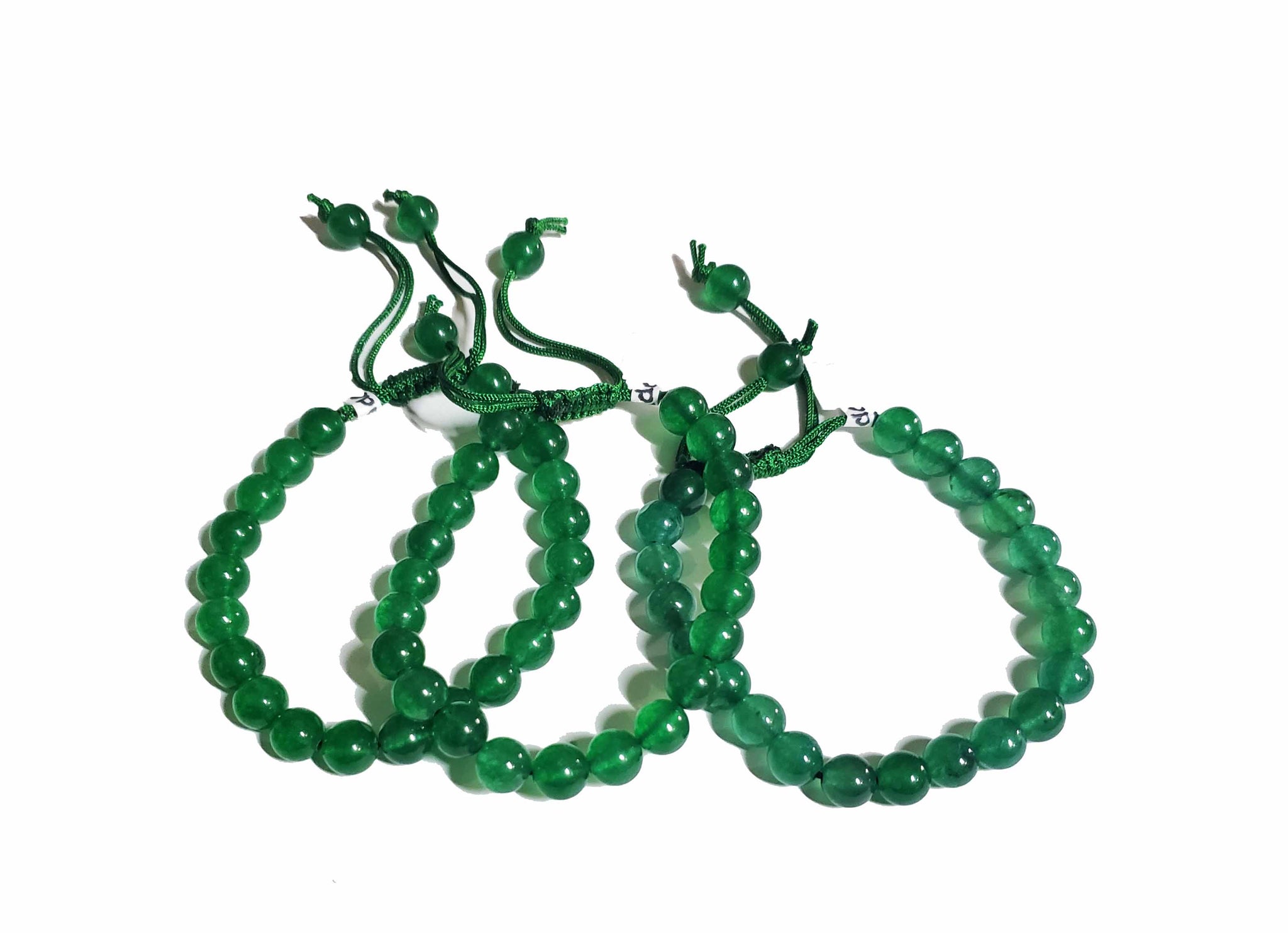 Green Jade Adjustable Thread Bracelet