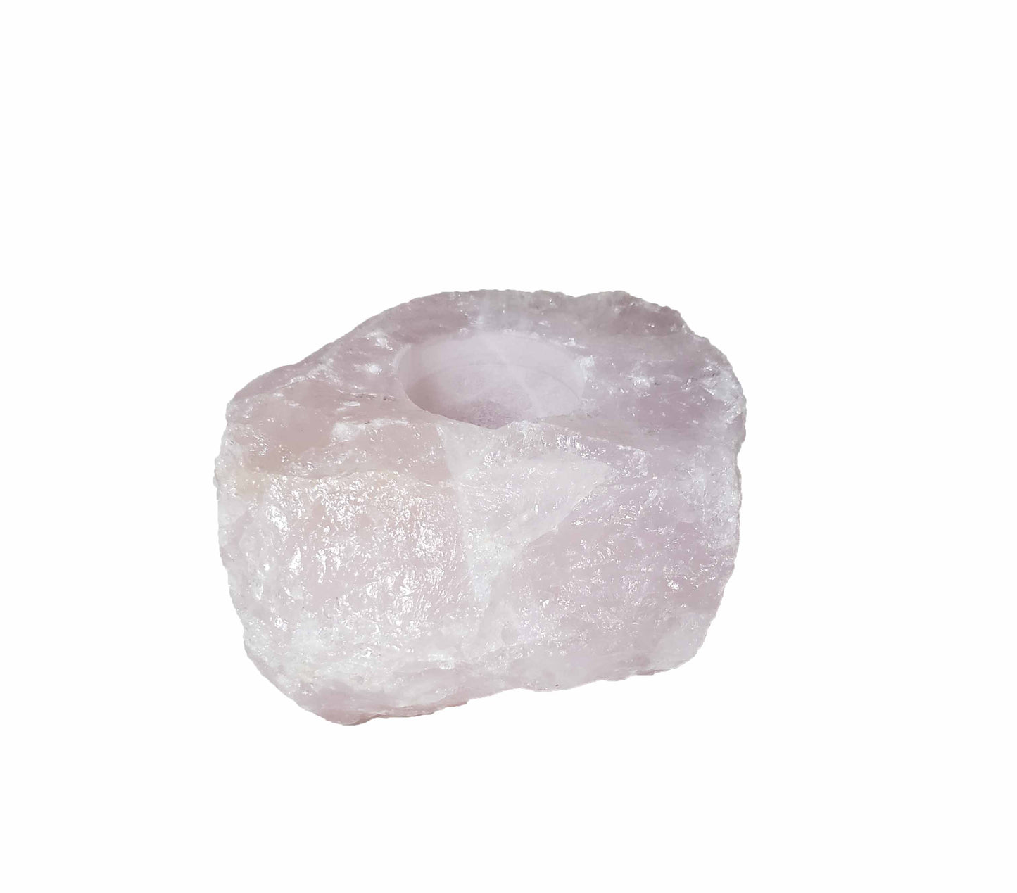 Rose Quartz Tea Light Candle Holder