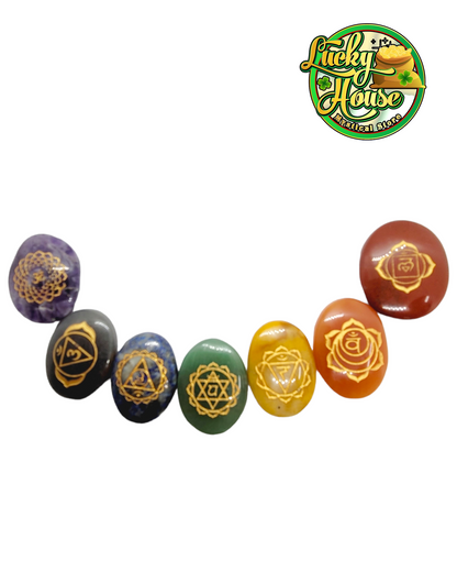 Chakra Flat Stone Set