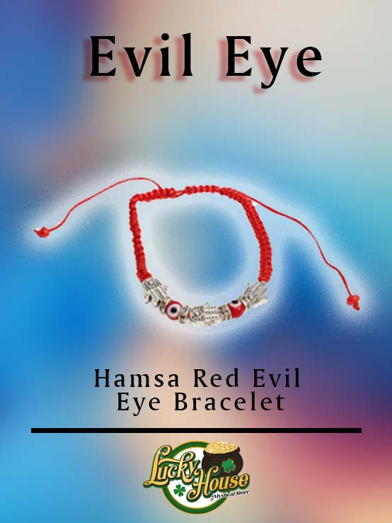 Hamsa Red Evil Eye Bracelet
