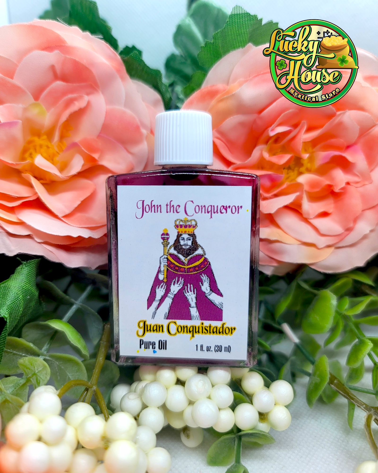 Traditional High John spiritual oil for confidence and victory
